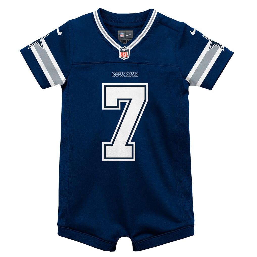 Infant Dallas Cowboys Trevon Diggs Nike Navy Game Romper Jersey - Image 3