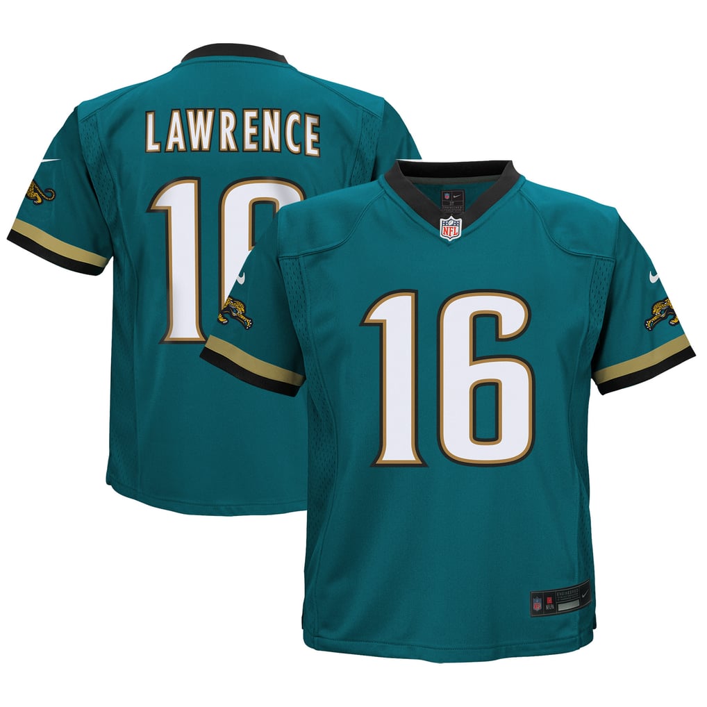 Infant Jacksonville Jaguars Trevor Lawrence Nike Teal Alternate Prowler Throwback Player Game Jersey - Image 2