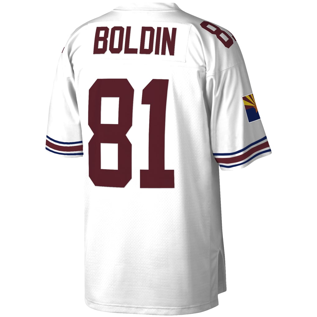 Men's Arizona Cardinals Anquan Boldin Mitchell & Ness White Legacy Replica Jersey - Image 4