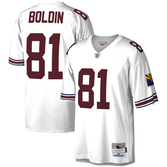 Men's Arizona Cardinals Anquan Boldin Mitchell & Ness White Legacy Replica Jersey - Image 1
