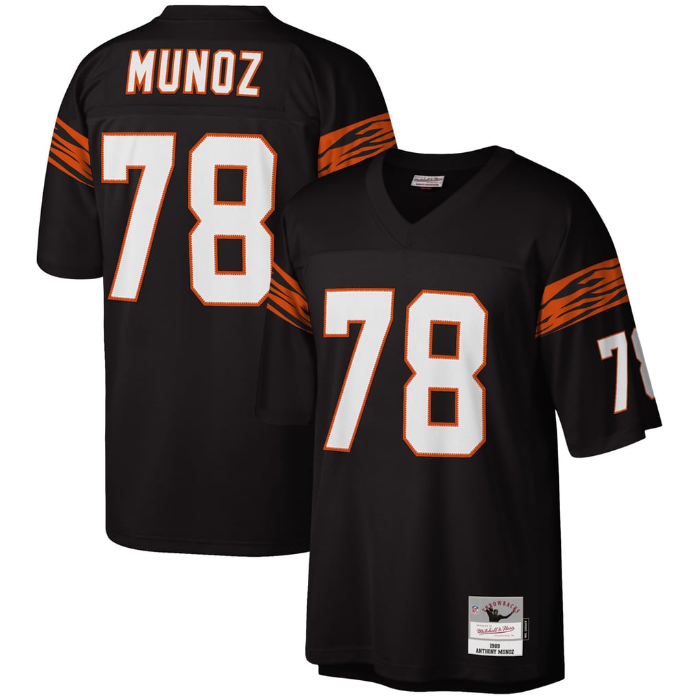 Men's Cincinnati Bengals Anthony Muñoz Mitchell & Ness Black Legacy Replica Jersey - Image 1