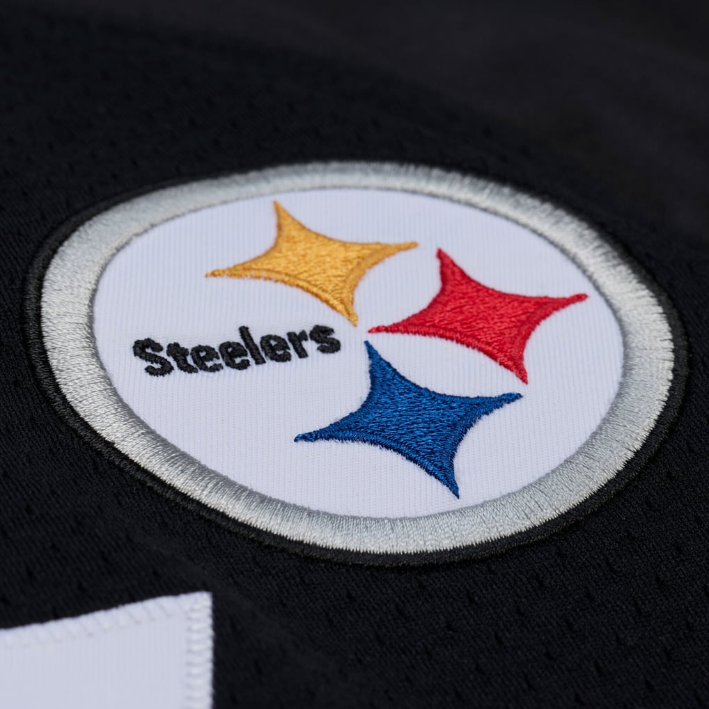 Men's Pittsburgh Steelers Ben Roethlisberger Mitchell & Ness Black 2004 Authentic Throwback Jersey - Image 6