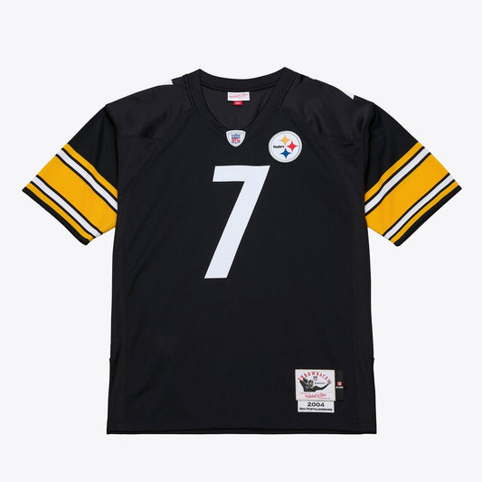Men's Pittsburgh Steelers Ben Roethlisberger Mitchell & Ness Black 2004 Authentic Throwback Jersey - Image 1