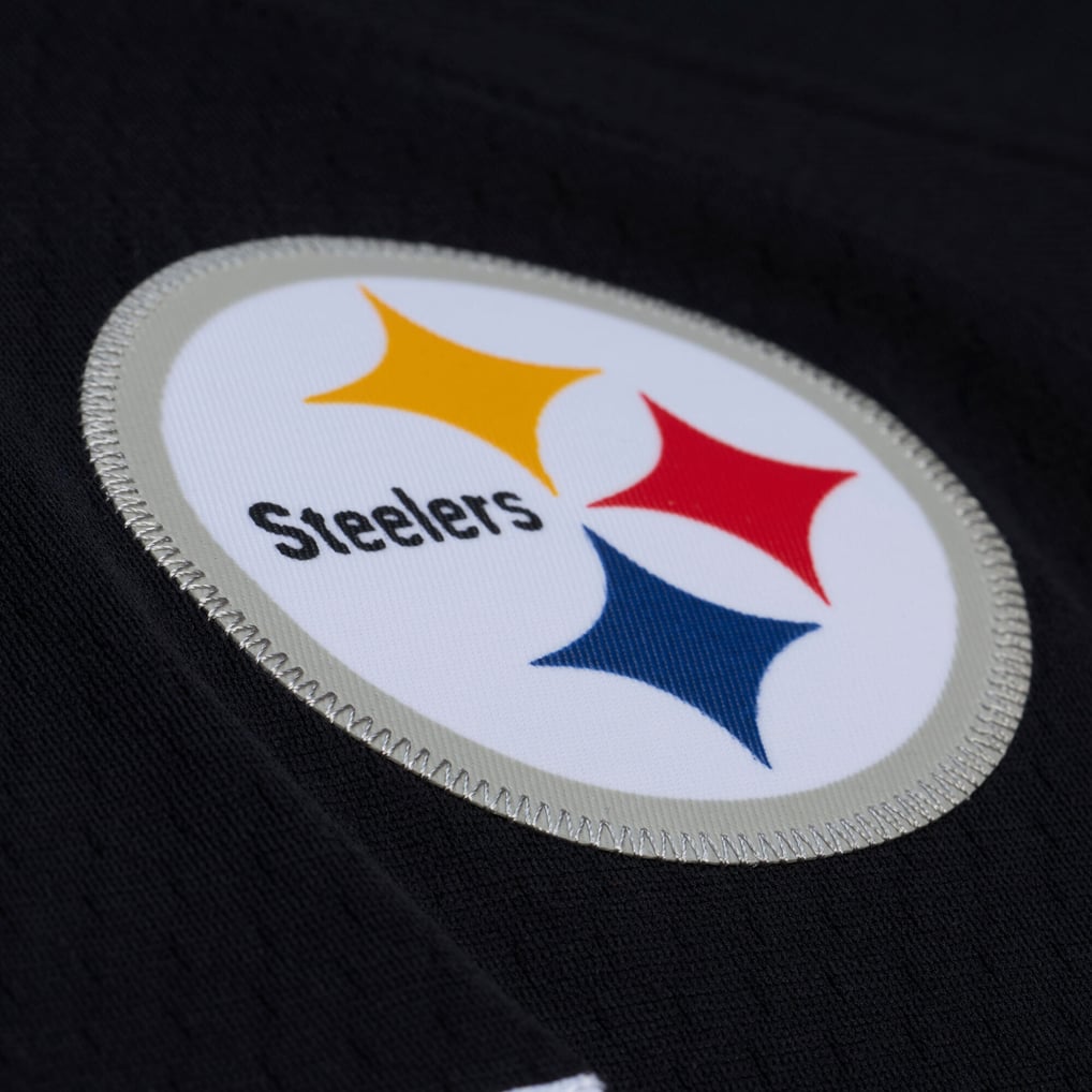 Men's Pittsburgh Steelers Ben Roethlisberger Mitchell & Ness Black 2004 Legacy Throwback Replica Jersey - Image 6