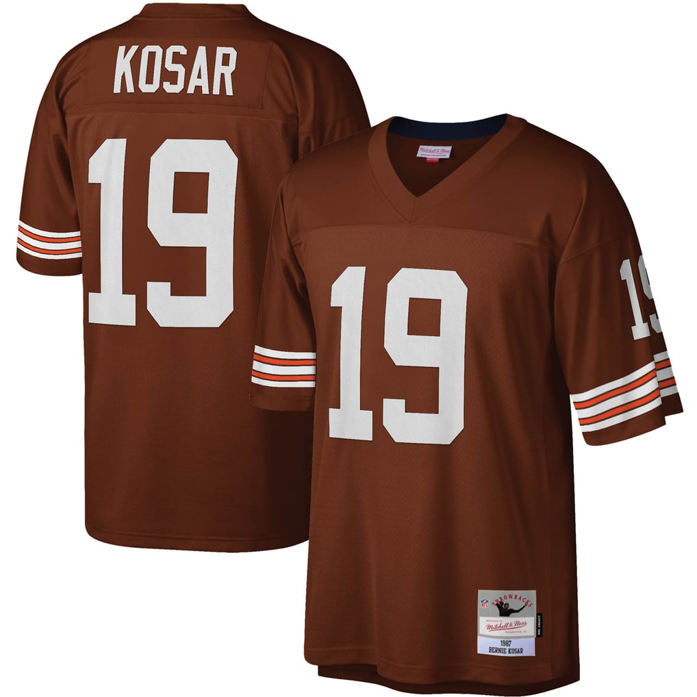 Men's Cleveland Browns Bernie Kosar Mitchell & Ness Brown Legacy Replica Jersey - Image 1