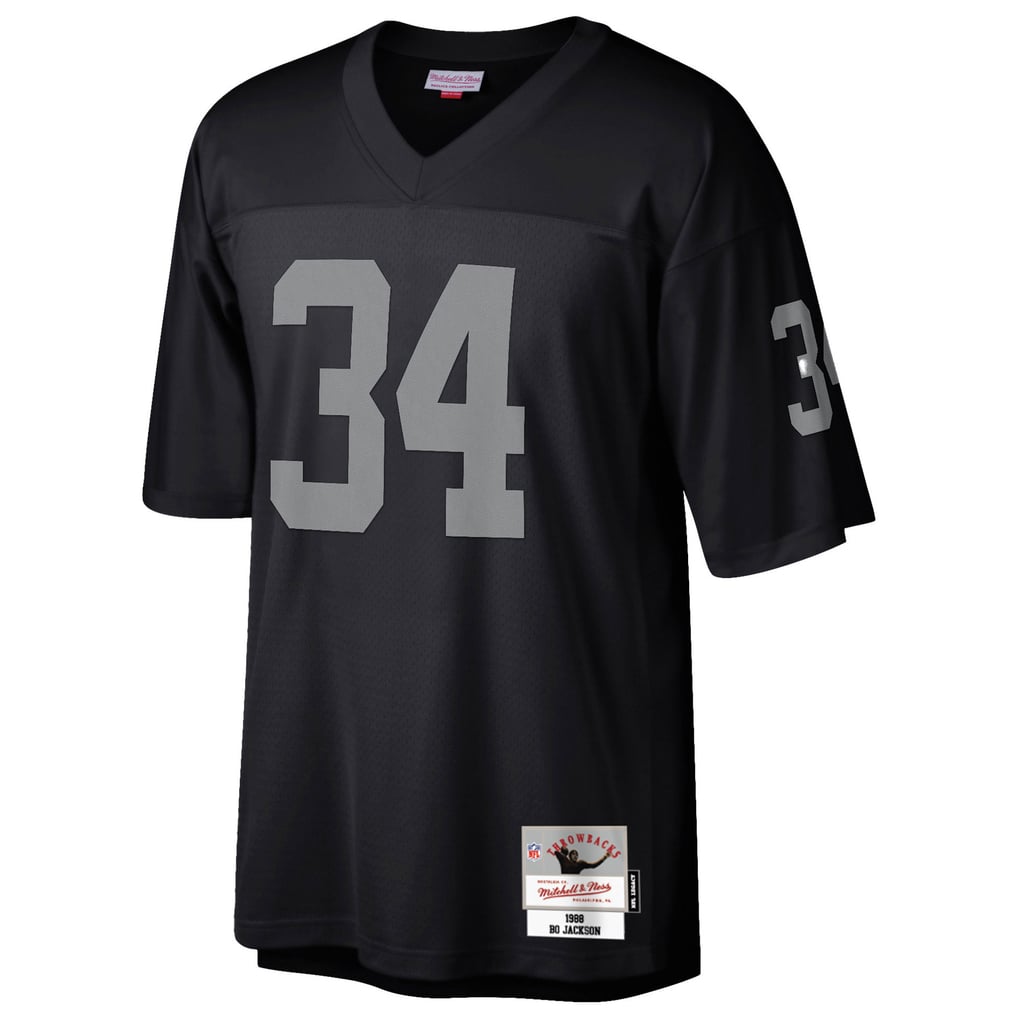 Men's Las Vegas Raiders Bo Jackson Mitchell & Ness Black Legacy Replica Jersey - Image 3