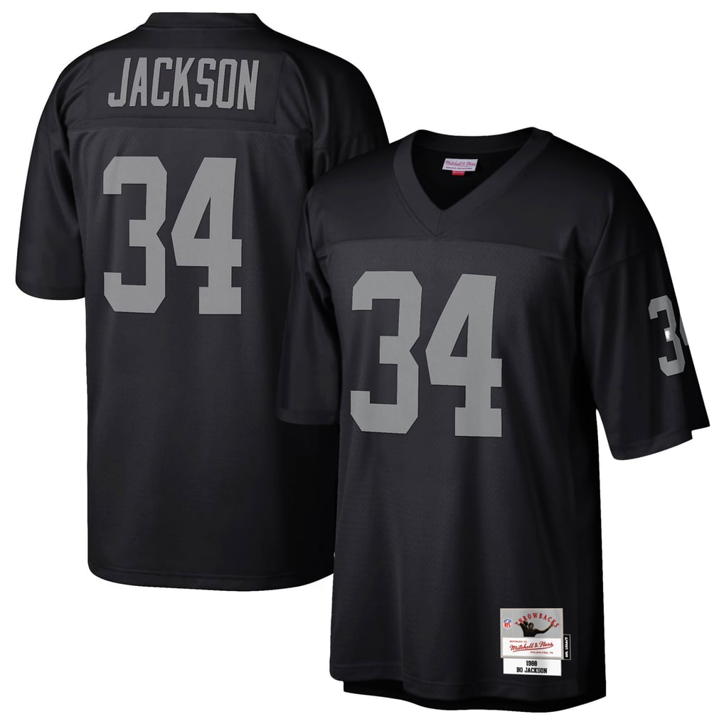 Men's Las Vegas Raiders Bo Jackson Mitchell & Ness Black Legacy Replica Jersey - Image 1