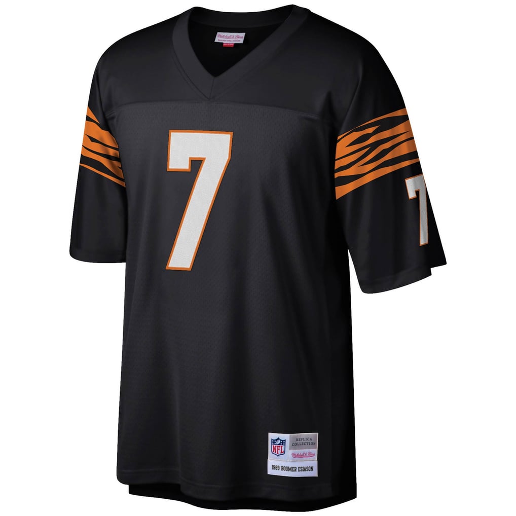 Men's Cincinnati Bengals Boomer Esiason Mitchell & Ness Black Legacy Replica Jersey - Image 3