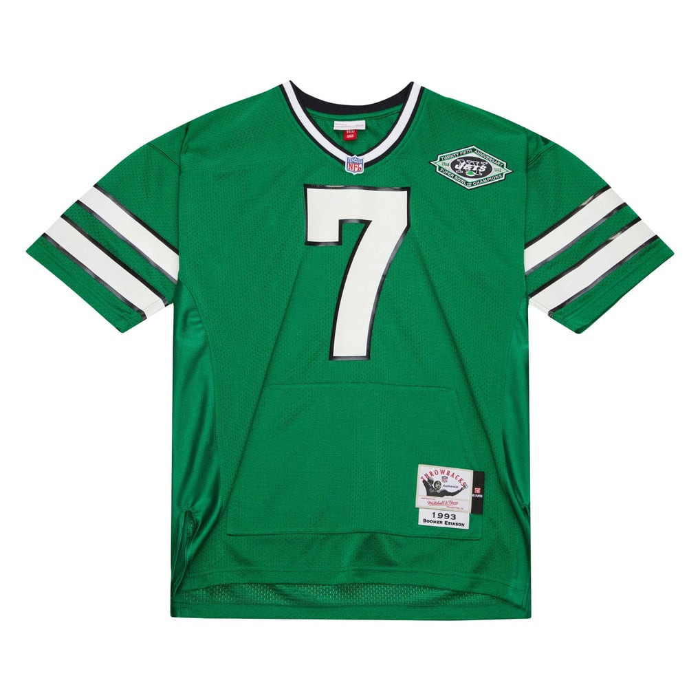 Men's New York Jets Boomer Esiason Mitchell & Ness Kelly Green 1993 Authentic Throwback Retired Player Pocket Jersey - Image 3
