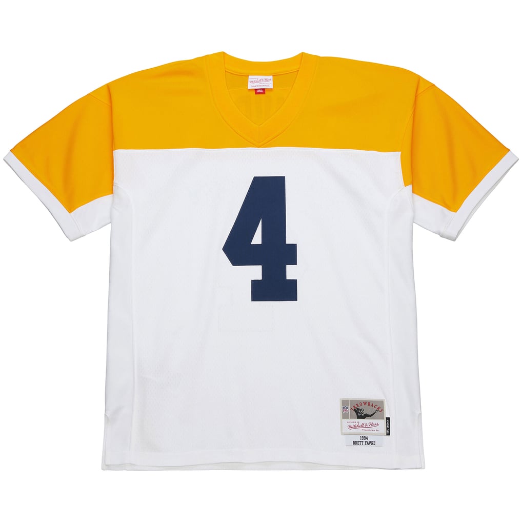 Men's Green Bay Packers Brett Favre Mitchell & Ness White 1994 Legacy Replica Jersey - Image 3