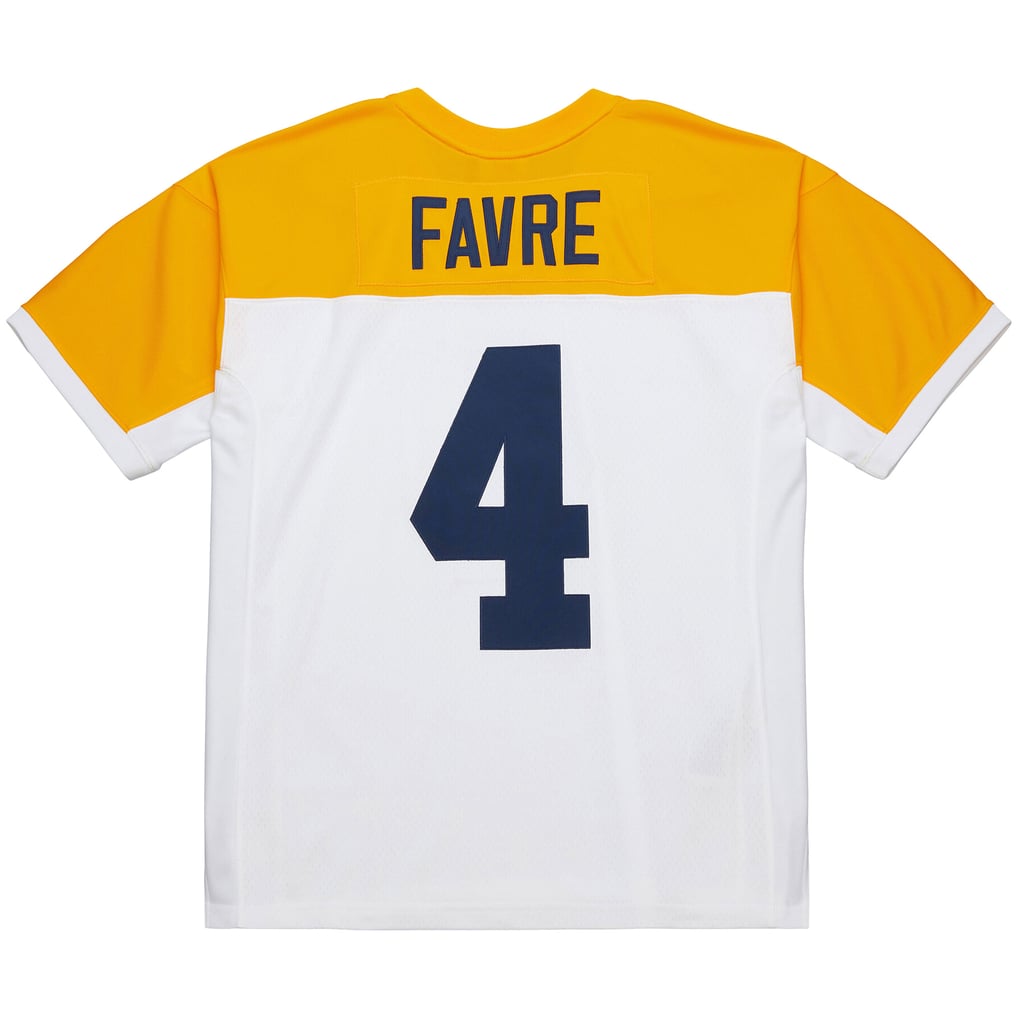 Men's Green Bay Packers Brett Favre Mitchell & Ness White 1994 Legacy Replica Jersey - Image 4