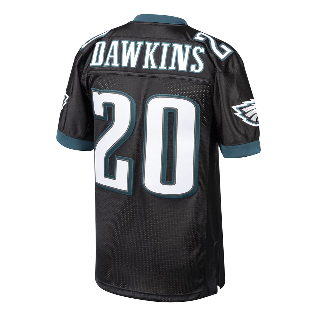 Men's Philadelphia Eagles 2003 Brian Dawkins Mitchell & Ness Black Authentic Throwback Retired Player Jersey - Image 4