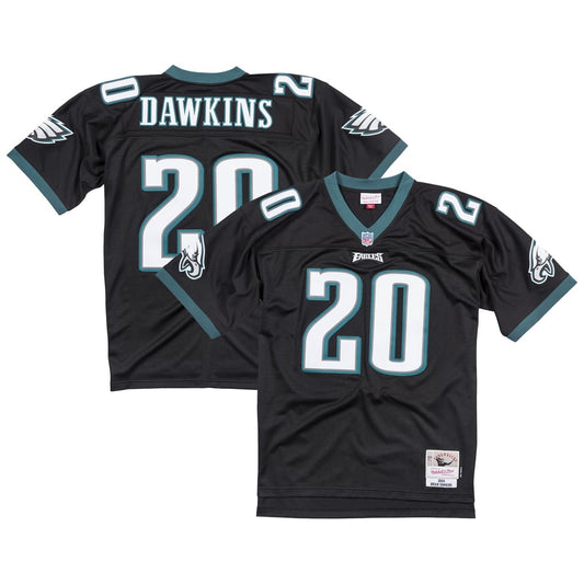 Men's Philadelphia Eagles Brian Dawkins Mitchell & Ness Black Legacy Replica Jersey - Image 1