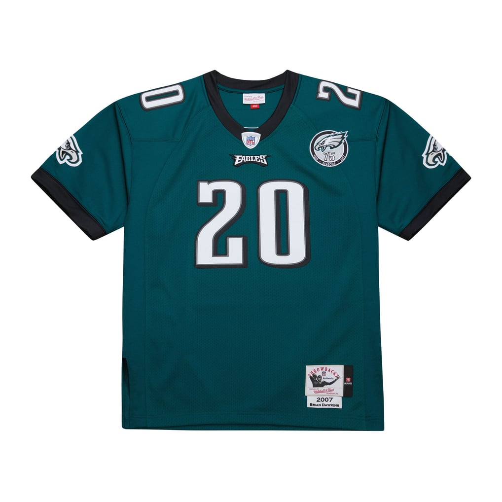Men's Philadelphia Eagles Brian Dawkins Mitchell & Ness Green 2007 Authentic Throwback Retired Player Jersey - Image 3
