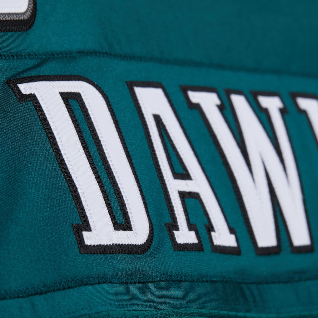 Men's Philadelphia Eagles Brian Dawkins Mitchell & Ness Green 2007 Authentic Throwback Retired Player Jersey - Image 9