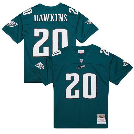 Men's Philadelphia Eagles Brian Dawkins Mitchell & Ness Green Legacy Replica Jersey - Image 1