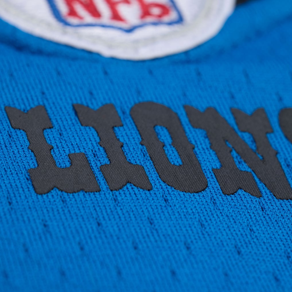 Men's Detroit Lions Calvin Johnson Mitchell & Ness Blue 2007 Legacy Replica Jersey - Image 4