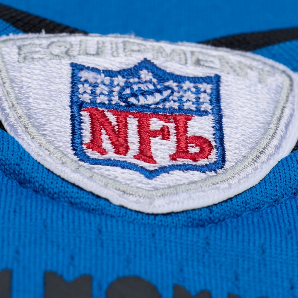 Men's Detroit Lions Calvin Johnson Mitchell & Ness Blue 2007 Legacy Replica Jersey - Image 5