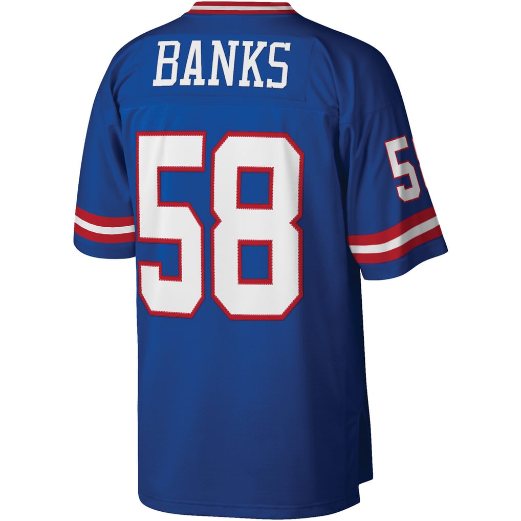 Men's New York Giants Carl Banks Mitchell & Ness Royal Legacy Replica Jersey - Image 4