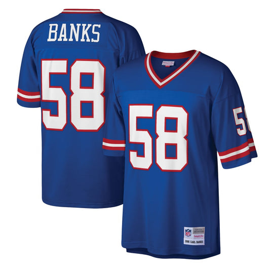 Men's New York Giants Carl Banks Mitchell & Ness Royal Legacy Replica Jersey - Image 1