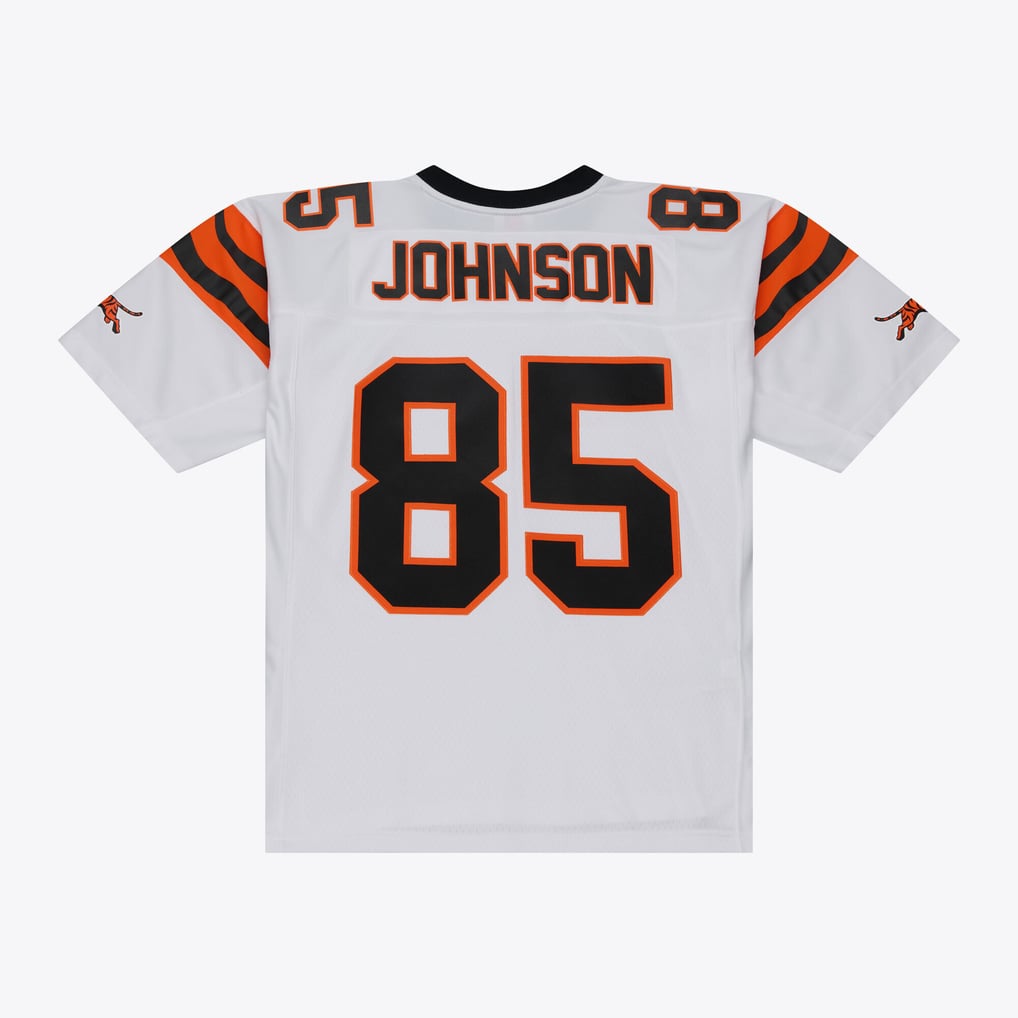 Men's Cincinnati Bengals Chad Johnson Mitchell & Ness White 2001 Legacy Replica Player Jersey - Image 3