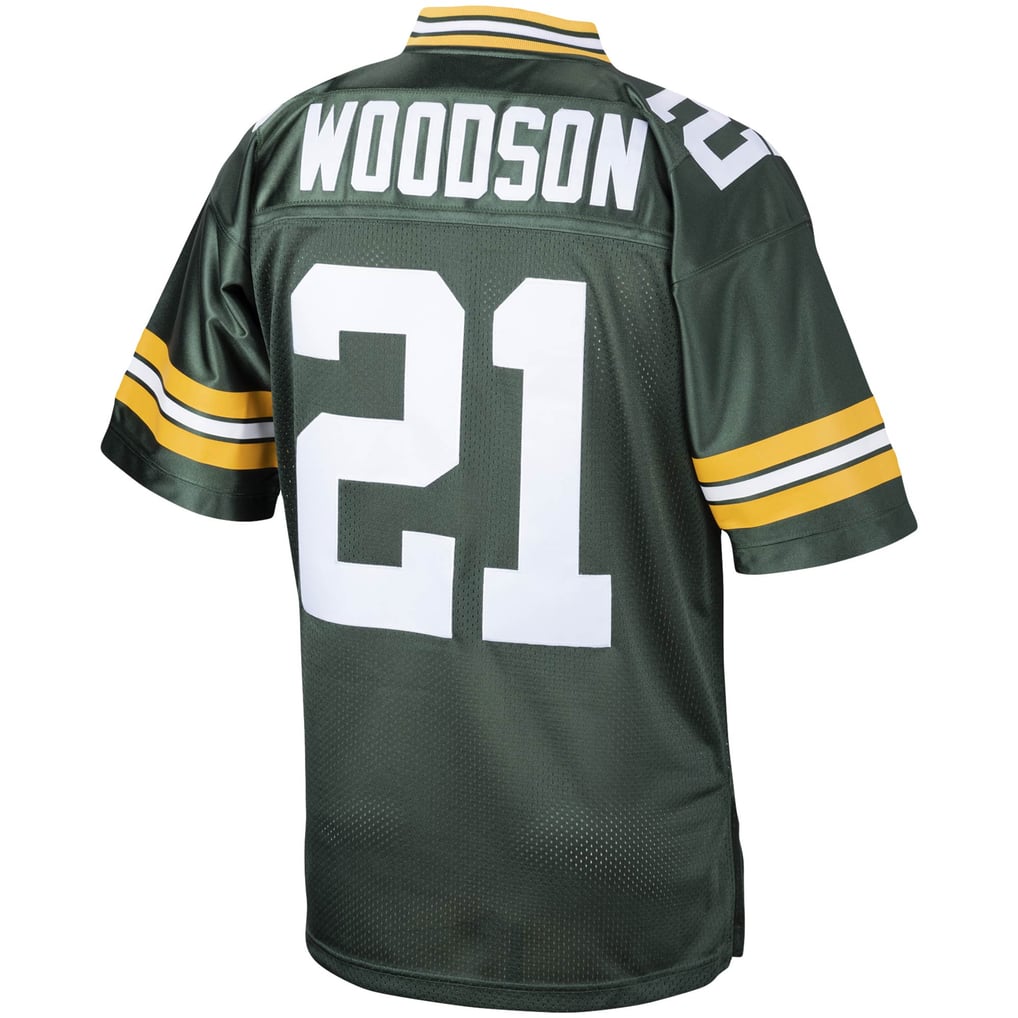 Men's Green Bay Packers 2010 Charles Woodson Mitchell & Ness Green Authentic Throwback Retired Player Jersey - Image 4