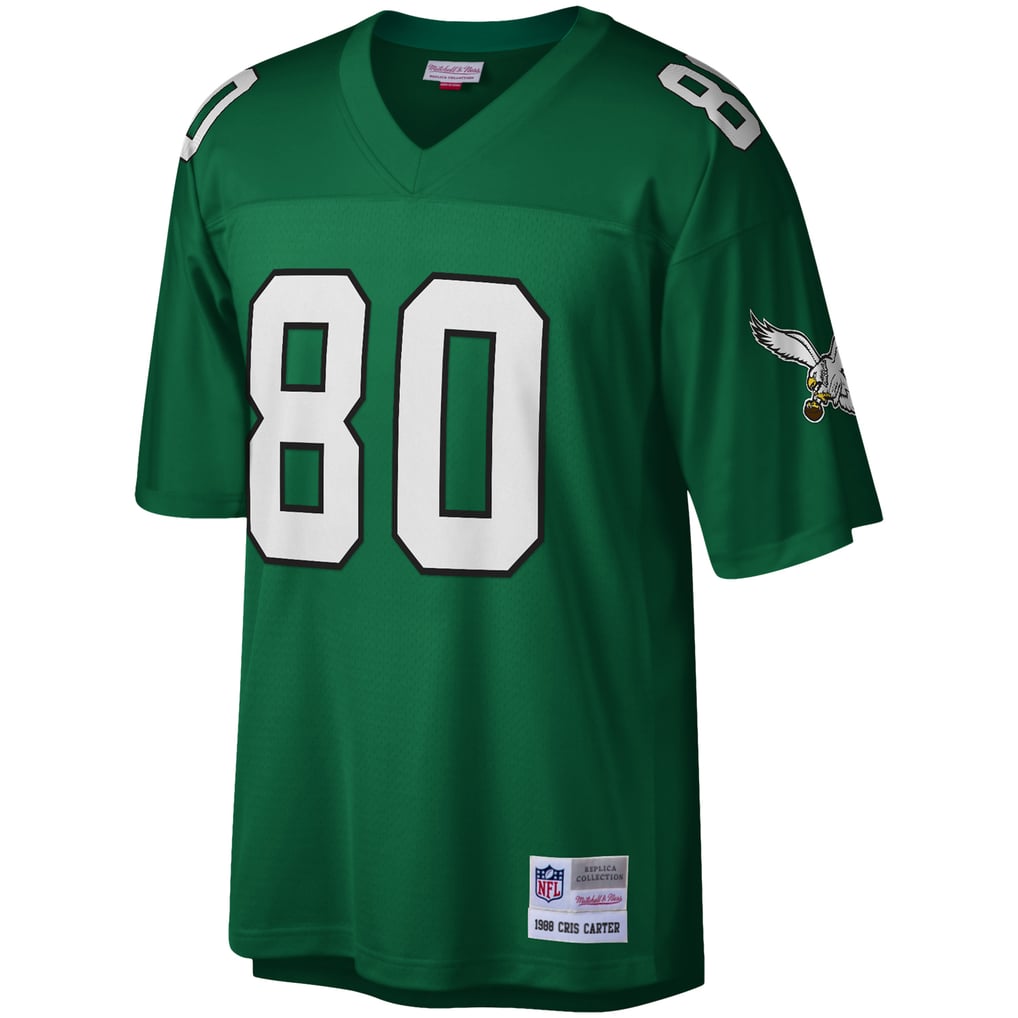 Men's Philadelphia Eagles Cris Carter Mitchell & Ness Kelly Green Legacy Replica Jersey - Image 3