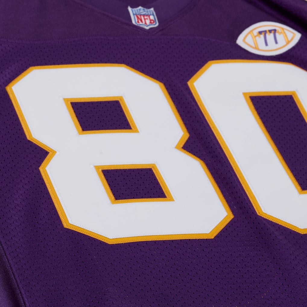 Men's Minnesota Vikings Cris Carter Mitchell & Ness Purple 2001 Authentic Throwback Jersey - Image 8