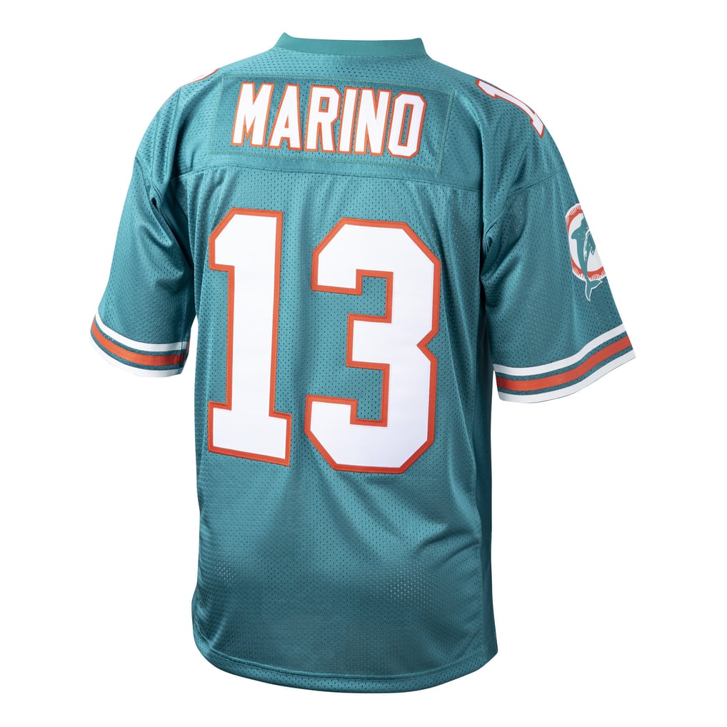 Men's Miami Dolphins 1994 Dan Marino Mitchell & Ness Aqua Authentic Throwback Retired Player Jersey - Image 4