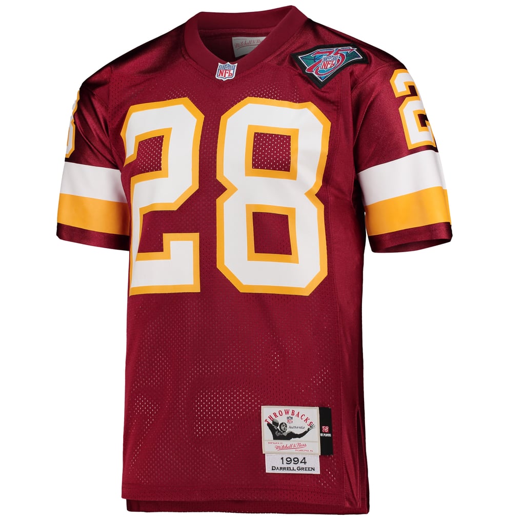 Men's Washington Football Team 1994 Darrell Green Mitchell & Ness Burgundy Authentic Throwback Retired Player Jersey - Image 3