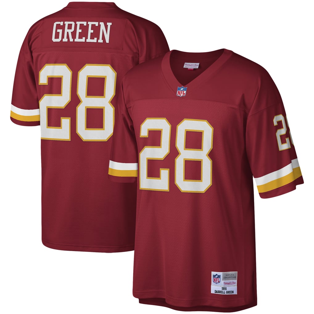 Men's Washington Football Team Darrell Green Mitchell & Ness Burgundy Legacy Replica Jersey - Image 1