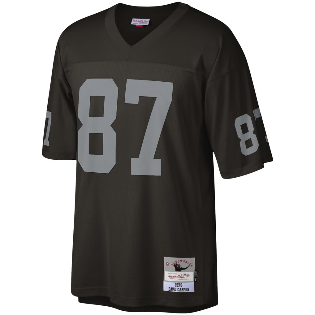 Men's Las Vegas Raiders Dave Casper Mitchell & Ness Black Legacy Replica Jersey - Image 3