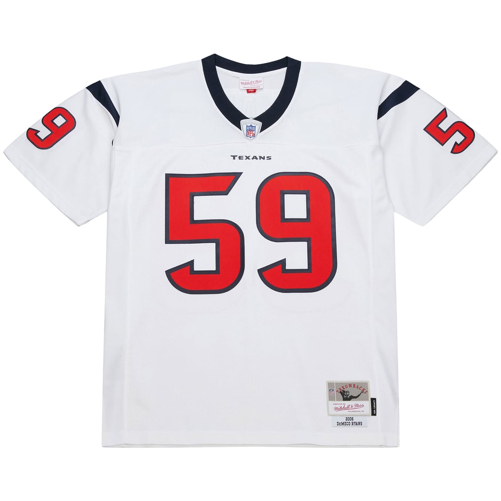 Men's Houston Texans DeMeco Ryans Mitchell & Ness White 2006 Legacy Replica Jersey - Image 3