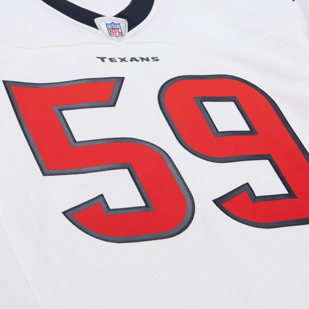 Men's Houston Texans DeMeco Ryans Mitchell & Ness White 2006 Legacy Replica Jersey - Image 5