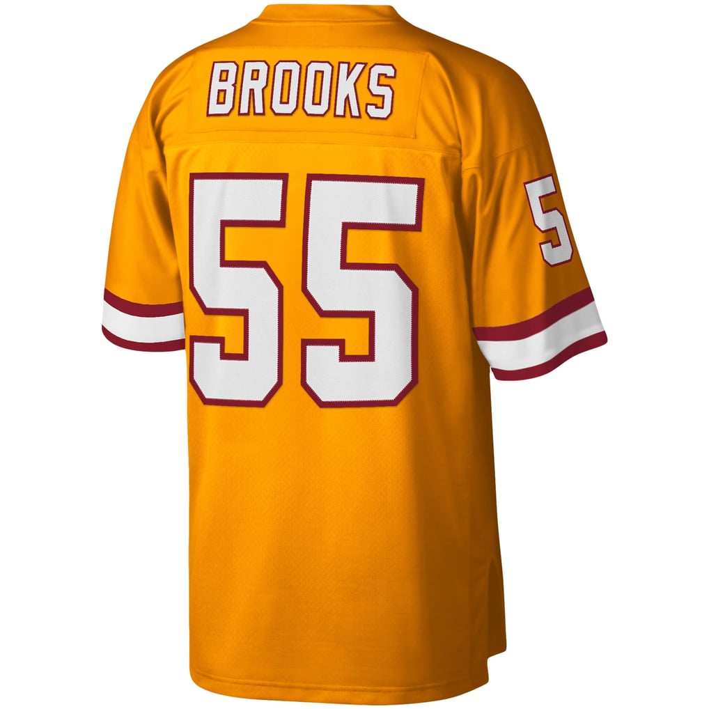 Men's Tampa Bay Buccaneers Derrick Brooks Mitchell & Ness Orange Big & Tall 1995 Legacy Retired Player Jersey - Image 4