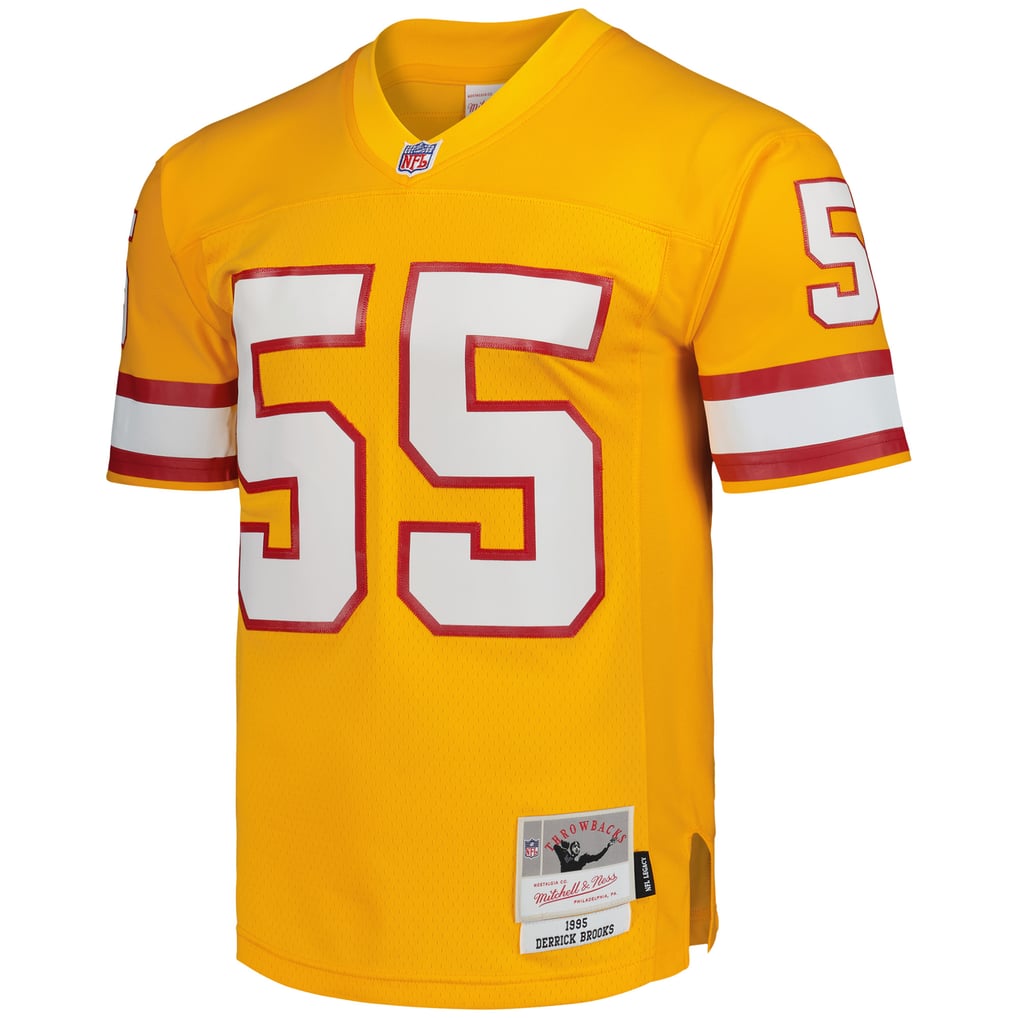 Men's Tampa Bay Buccaneers Derrick Brooks Mitchell & Ness Orange Legacy Replica Jersey - Image 3