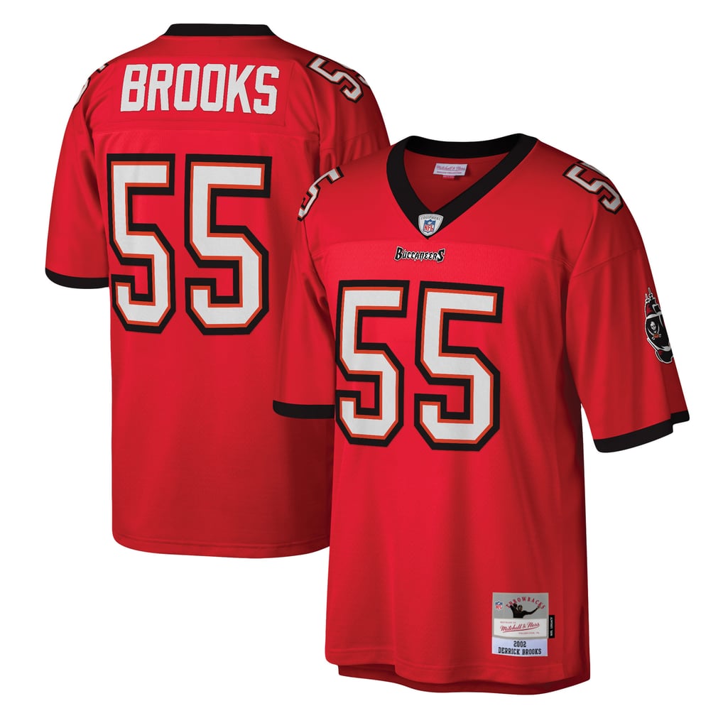Men's Tampa Bay Buccaneers Derrick Brooks Mitchell & Ness Red Legacy Replica Jersey - Image 1