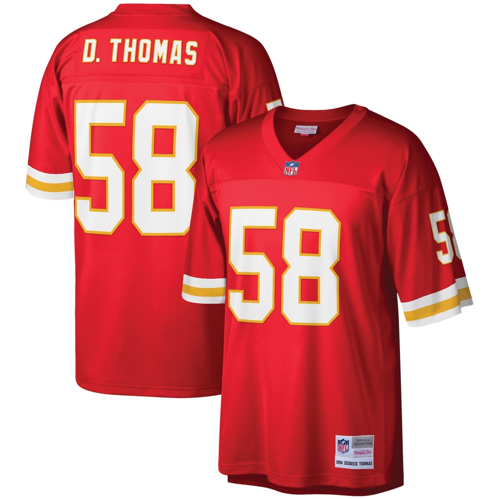 Men's Kansas City Chiefs Derrick Thomas Mitchell & Ness Red Legacy Replica Jersey - Image 2