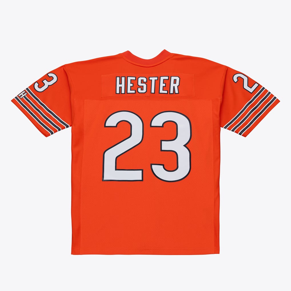 Men's Chicago Bears Devin Hester Mitchell & Ness Dark Orange 2006 Legacy Replica Player Jersey - Image 3