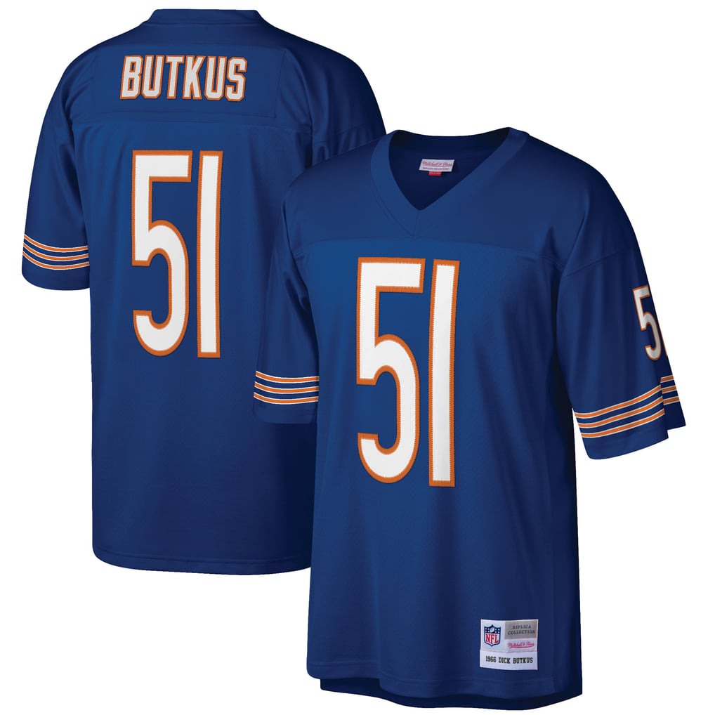 Men's Chicago Bears Dick Butkus Mitchell & Ness Navy Retired Player Legacy Replica Jersey - Image 2