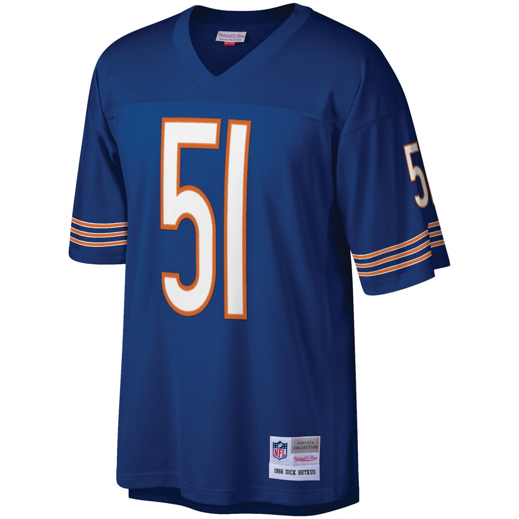 Men's Chicago Bears Dick Butkus Mitchell & Ness Navy Retired Player Legacy Replica Jersey - Image 3
