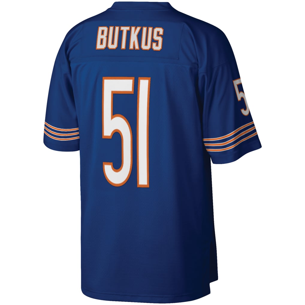 Men's Chicago Bears Dick Butkus Mitchell & Ness Navy Retired Player Legacy Replica Jersey - Image 4