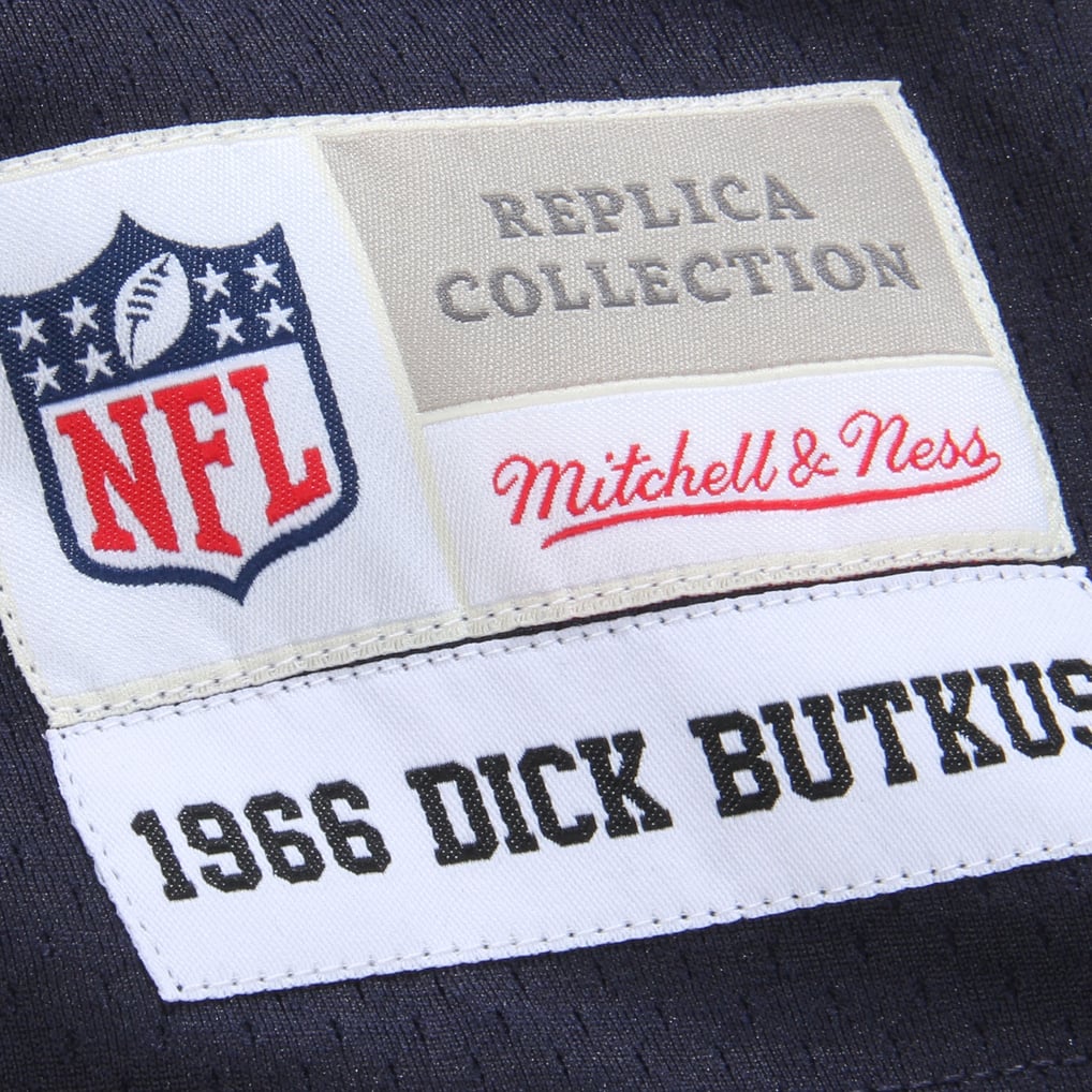 Men's Chicago Bears Dick Butkus Mitchell & Ness Navy Retired Player Legacy Replica Jersey - Image 7