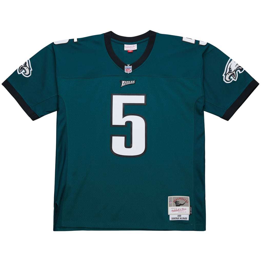 Men's Philadelphia Eagles Donovan McNabb Mitchell & Ness Midnight Green 1999 Legacy Replica Jersey - Image 3