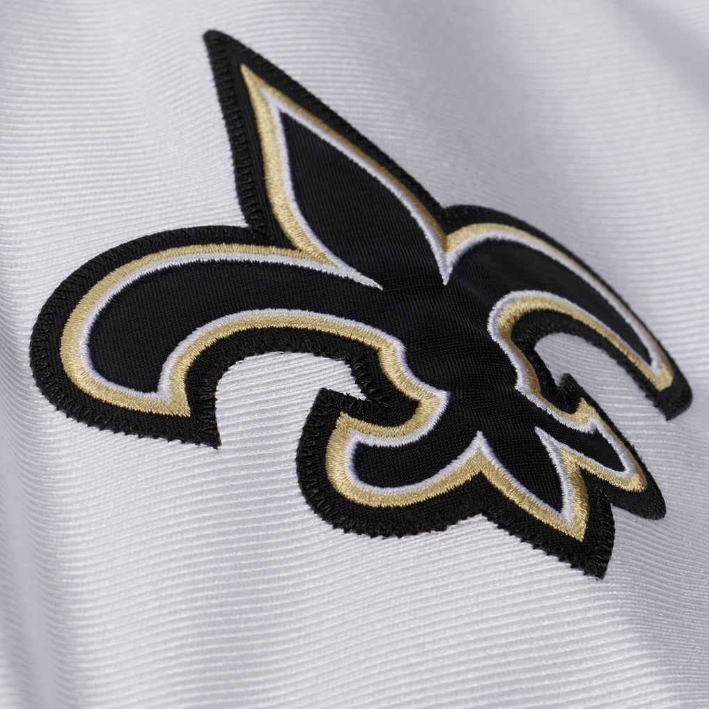 Men's New Orleans Saints Drew Brees Mitchell & Ness White Super Bowl XLIV Authentic Jersey - Image 10