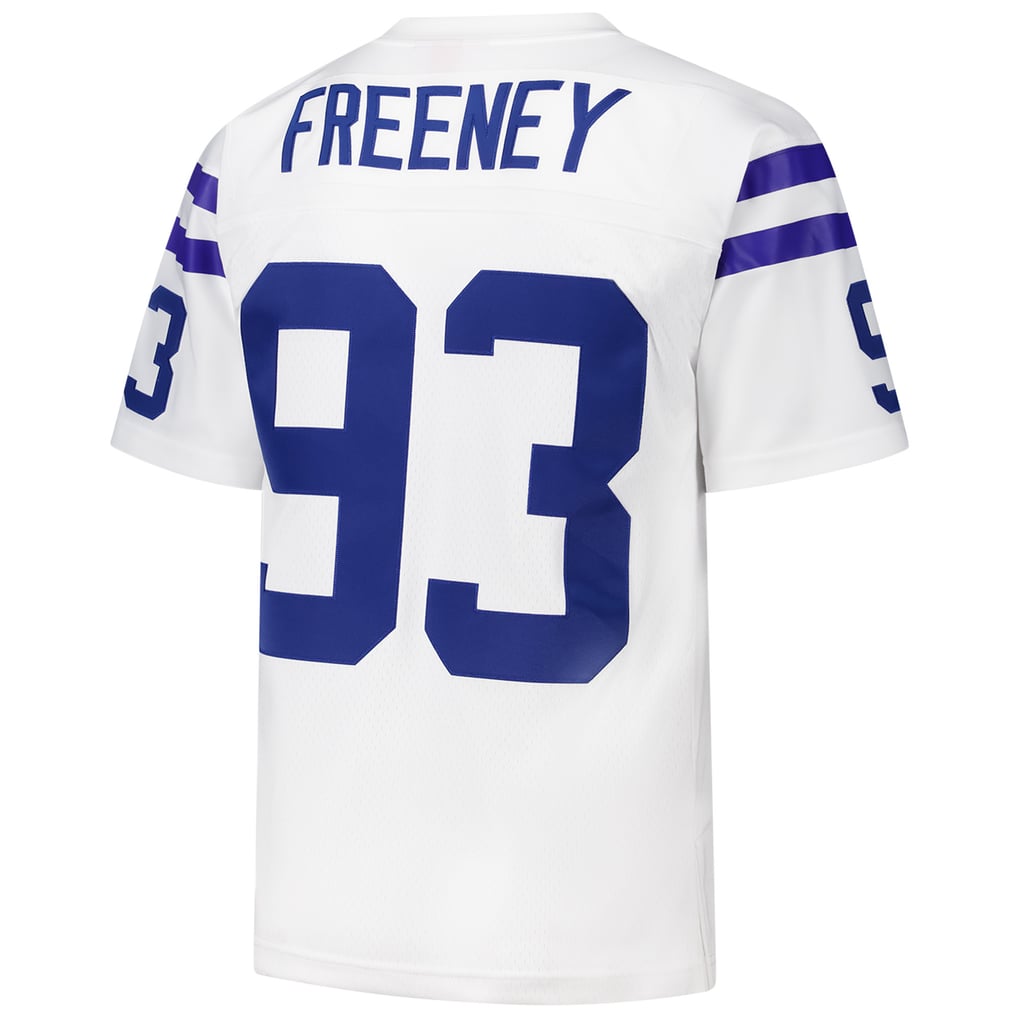 Men's Indianapolis Colts Dwight Freeney Mitchell & Ness White 2006 Legacy Replica Jersey - Image 4
