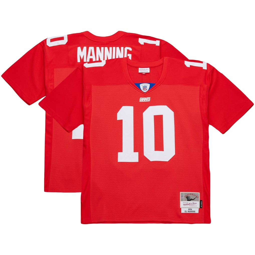 Men's New York Giants Eli Manning Mitchell & Ness Red 2004 Team Legacy Retired Player Big & Tall Jersey - Image 2