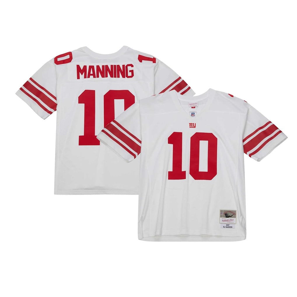 Men's New York Giants Eli Manning Mitchell & Ness White Legacy Replica Jersey - Image 2