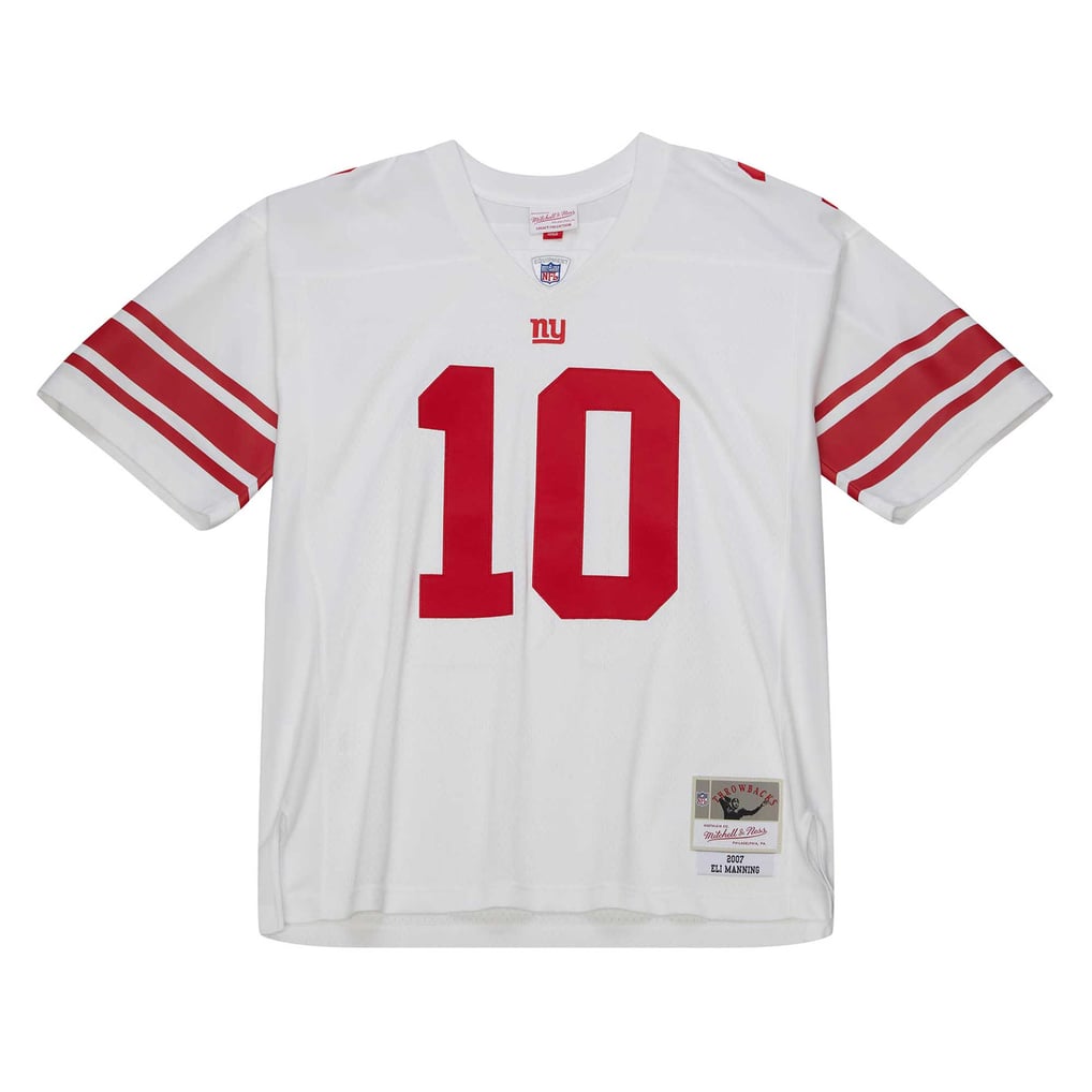 Men's New York Giants Eli Manning Mitchell & Ness White Legacy Replica Jersey - Image 3