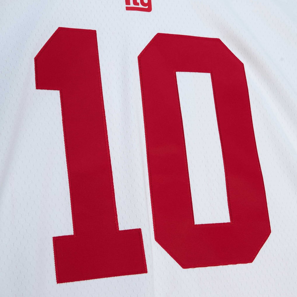 Men's New York Giants Eli Manning Mitchell & Ness White Legacy Replica Jersey - Image 5